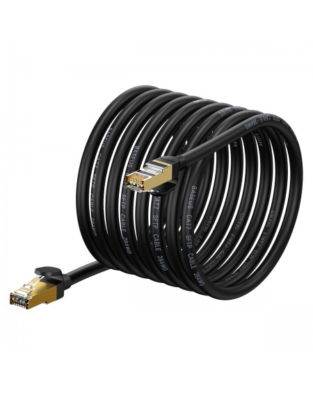 Baseus Speed Seven High Speed RJ45 Network Cable 10Gbps 10m Black (WKJS010701)