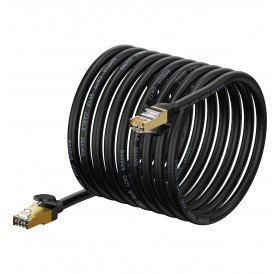 Baseus Speed Seven High Speed RJ45 Network Cable 10Gbps 15m Black (WKJS010801)