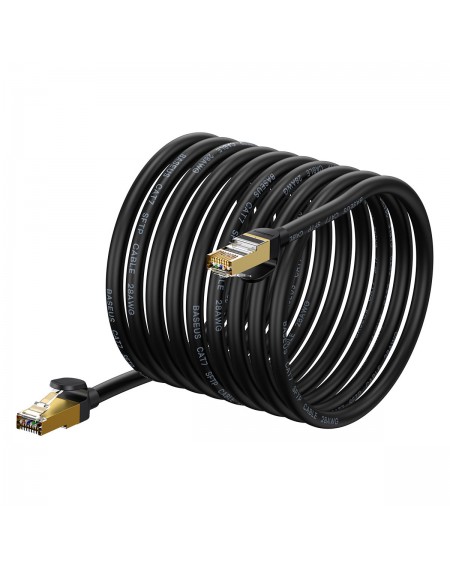 Baseus Speed Seven High Speed RJ45 Network Cable 10Gbps 15m Black (WKJS010801)