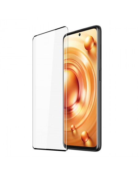 Dux Ducis Curved Glass Vivo X80 Pro tempered glass with a black frame