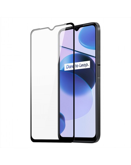 Dux Ducis 9D Tempered Glass full screen 9H tempered glass with frame Realme C35 black (case friendly)