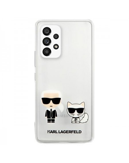 Karl Lagerfeld KLHCA53CKTR A53 5G A536 hardcase Transparent Karl &amp; Choupette