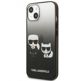 Karl Lagerfeld KLHCP13MTGKCK iPhone 13 6,1" hardcase czarny/black Gradient Ikonik Karl & Choupette
