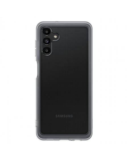 Samsung Soft Clear Cover durable case with a gel frame and a reinforced back Samsung Galaxy A13 5G black (EF-QA136TBEGWW)