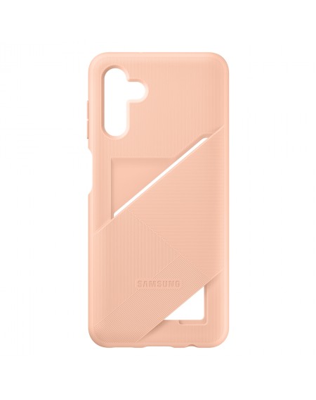 Samsung Card Slot Cover case for Samsung Galaxy A13 5G silicone cover card wallet peach (EF-OA136TPEGWW)