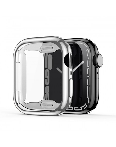Dux Ducis Samo Case for Watch 6 40mm / Watch 5 40mm / Watch 4 40mm / Watch SE 40mm Flexible Watch Case Silver