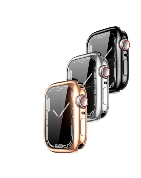 Dux Ducis Samo Case for Watch 6 44mm / Watch 5 44mm / Watch 4 44mm / Watch SE 44mm Flexible Watch Cover Black