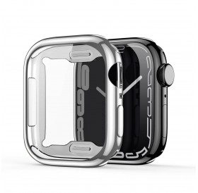 Dux Ducis Samo Case for Watch 6 44mm / Watch 5 44mm / Watch 4 44mm / Watch SE 44mm Flexible Watch Case Silver