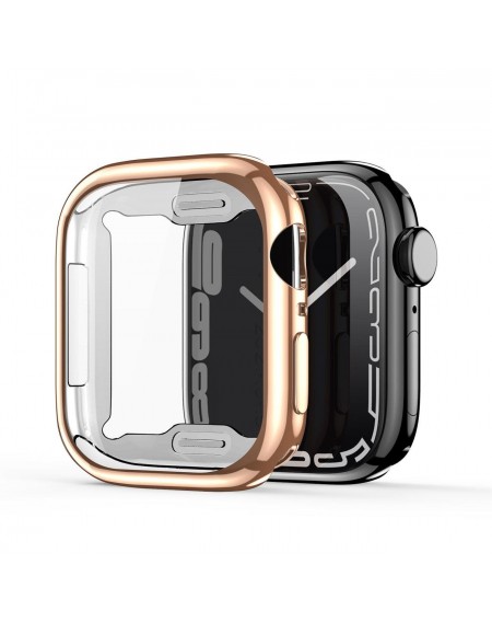 Dux Ducis Samo Case for Watch 6 44mm / Watch 5 44mm / Watch 4 44mm / Watch SE 44mm Flexible Watch Case Pink