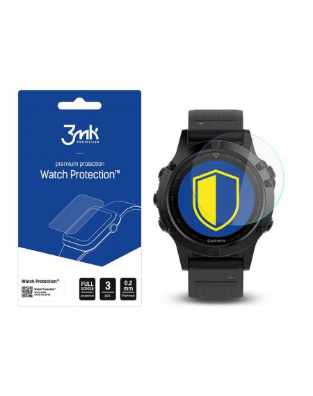 Garmin Fenix 5 47 mm - 3mk Watch Protection™ v. FlexibleGlass Lite