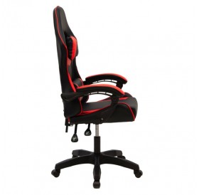 Καρέκλα γραφείου Chelsea gaming pakoworld pu μαύρο-κόκκινο