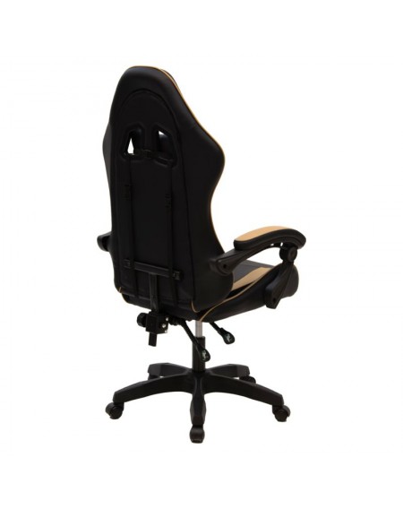 Καρέκλα γραφείου Chelsea gaming pakoworld pu μαύρο-μόκα