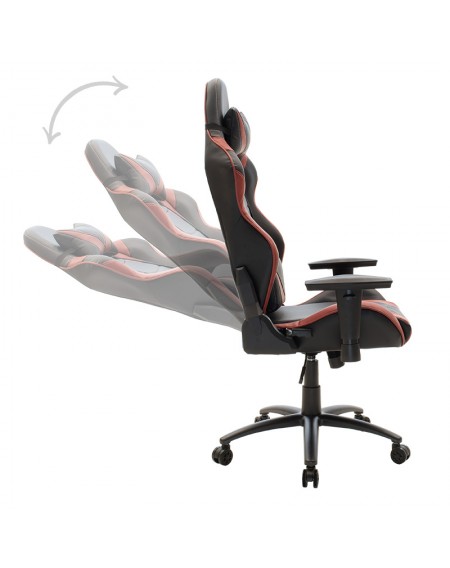 Καρέκλα γραφείου Russel-Gaming Premium Quality pu μαύρο-μπορντό