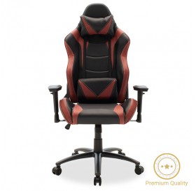 Καρέκλα γραφείου Russel-Gaming Premium Quality pu μαύρο-μπορντό