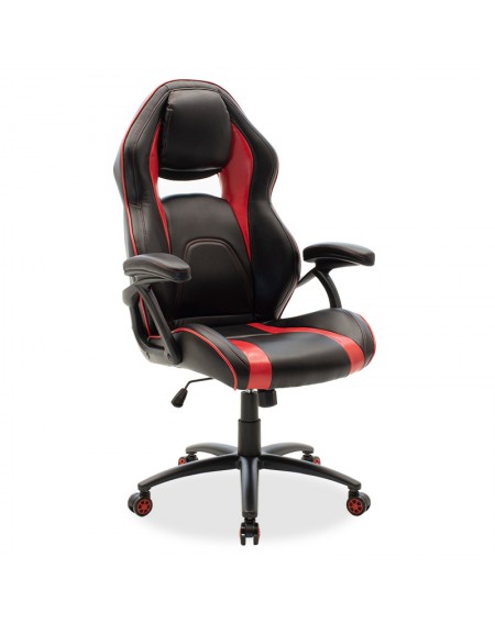 Καρέκλα γραφείου Schumacher gaming pakoworld pu μαύρο-κόκκινο