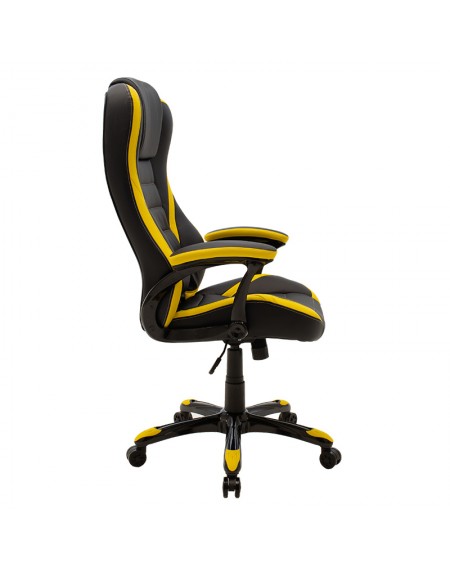 Καρέκλα γραφείου Starr gaming pakoworld pu μαύρο-κίτρινο