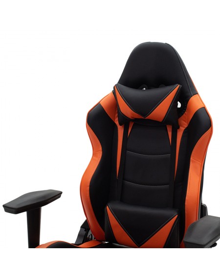 Καρέκλα γραφείου Russel-Gaming Premium Quality pu μαύρο-πορτοκαλί
