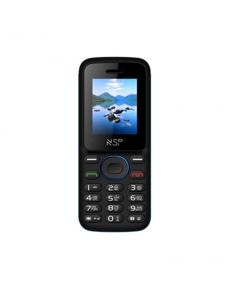 NSP 1800DS BLACK / BLUE (Ελληνικό Μενού) Κινητό τηλέφωνο Dual SIM με Bluetooth και οθόνη 1.8″