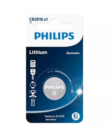 Philips CR2016/01GRS Μπαταρία λιθίου CR 2016 75 mAh 3 V