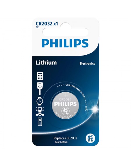 Philips CR2032/01GRS Μπαταρία λιθίου CR 2032 210 mAh 3 V