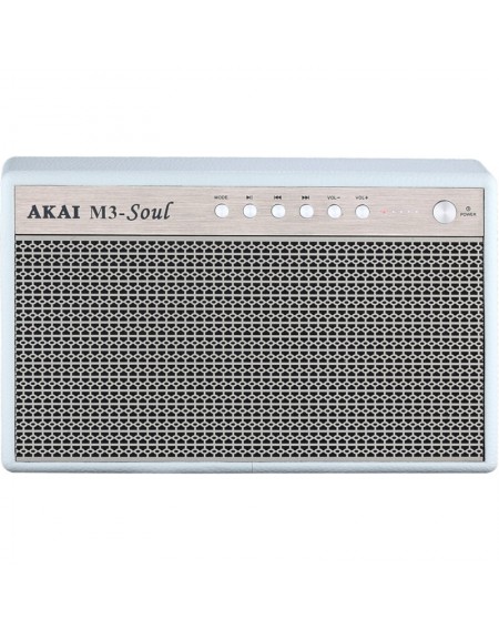 Akai M3-Soul White Φορητό ηχείο Bluetooth με USB, Aux-In και USB για φόρτιση – 20 W