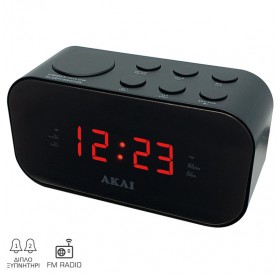 Akai ACR-3088 Ψηφιακό ξυπνητήρι με ραδιόφωνο και διπλή αφύπνιση