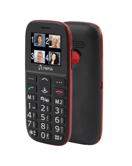 Olympia BELLA GR (Ελληνικό Μενού) Κινητό τηλέφωνο για ηλικιωμένους με κουμπί SOS και κάμερα