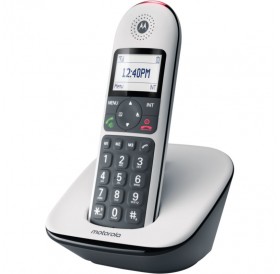 Motorola CD5001 (Ελληνικό Μενού) Ασύρματο τηλέφωνο συμβατό με ακουστικά βαρηκοΐας με φραγή αριθμών και ανοιχτή ακρόαση