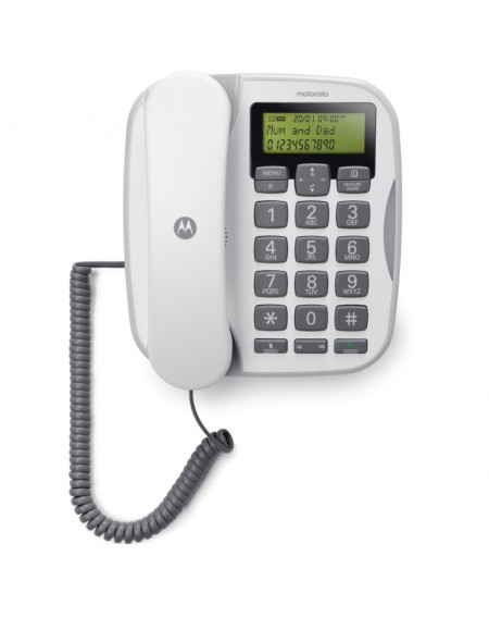 Motorola CT510 GR Ενσύρματο τηλέφωνο με μεγάλα πλήκτρα, ανοιχτή ακρόαση και LED