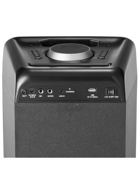 Akai DJ-880 Φορητό Bluetooth party speaker με LED, TWS για σύνδεση με δεύτερο και υποδοχή για μικρόφωνο και όργανο – 100 W RMS