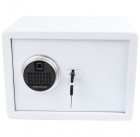 Olympia GOsafe 2.0 120FP GR White Χρηματοκιβώτιο με δακτυλικό αποτύπωμα και ηλεκτρονική κλειδαριά 16 L – 25 x 35 x 25 cm