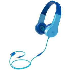 Motorola JR200 Blue Οn ear παιδικά ακουστικά Hands Free με splitter