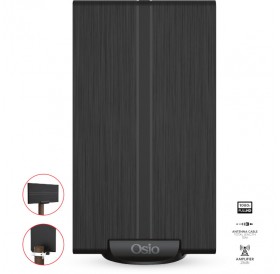Osio OTA-3035 Κεραία τηλεόρασης 4K εσωτερικού / εξωτερικού χώρου (δεν απαιτεί τροφοδοσία) με ενισχυτή 28 dB και USB