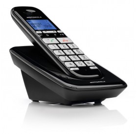 Motorola S3001 BLACK (Ελληνικό Μενού) Ασύρματο τηλέφωνο συμβατό με ακουστικά βαρηκοΐας