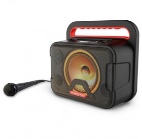 Motorola Rokr 810 Φορητό αδιάβροχο Bluetooth 5.0 karaoke party speaker με LED, TWS για σύνδεση με δεύτερο, μικρόφωνο και υποδοχή για όργανο – 40 W RMS