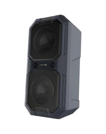 Motorola Rokr 820 Φορητό αδιάβροχο Bluetooth 5.0 karaoke party speaker με LED, TWS για σύνδεση με δεύτερο, μικρόφωνο και υποδοχή για όργανο – 80 W RMS