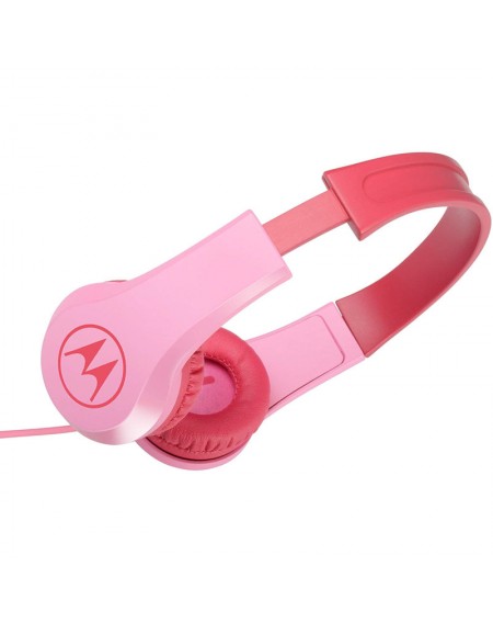 Motorola SQUADS 200 Pink Οn ear παιδικά ακουστικά Hands Free με splitter