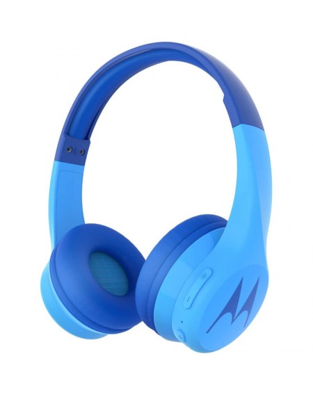 Motorola SQUADS 300 Blue Ενσύρματα / Ασύρματα Bluetooth on ear παιδικά ακουστικά Hands Free με splitter