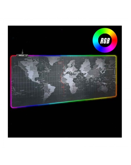 Gaming MousePad με 14 LED RGB Εφέ Φωτισμού 90 x 40 cm Bakaji 8055205795345