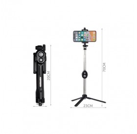 Selfie Stick 3 σε 1 με Bluetooth και Τηλεχειριστήριο SPM 8689