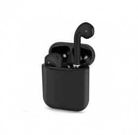 Ασύρματα Ακουστικά Bluetooth με Βάση Φόρτισης i12 TWS Χρώματος Μαύρο SPM I12-Black
