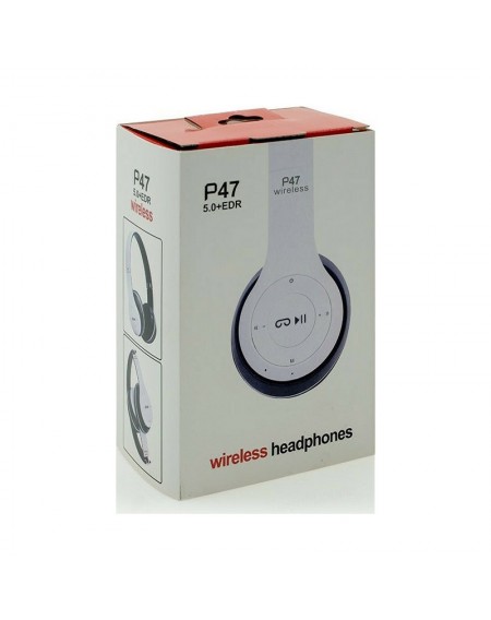 Ασύρματα Ακουστικά Bluetooth P47 Χρώματος Λευκό SPM P47-White