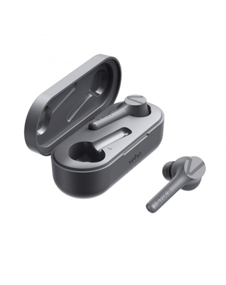 Ασύρματα Ακουστικά με Βάση Φόρτισης Χρώματος Γκρι STIX II Veho VEP-212-STIX2-G
