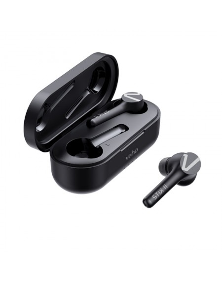 Ασύρματα Ακουστικά με Βάση Φόρτισης Χρώματος Μαύρο STIX II Veho VEP-210-STIX2-B